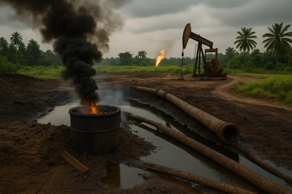 illegal bunkering, pipeline sabotage and secure and sustainable oilfield practices in nigeria