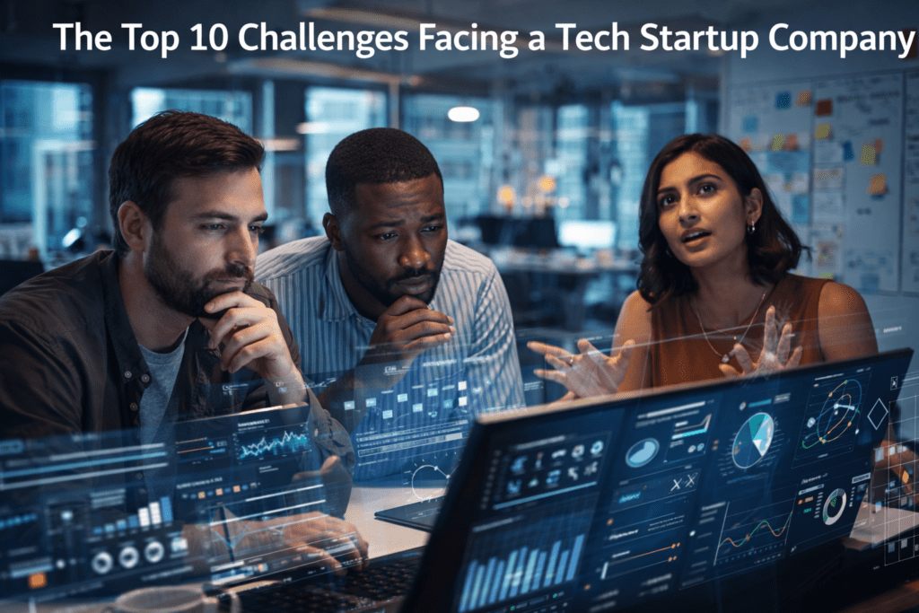 the top 10 challenges facing a tech startup company